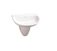 JOHNSON  ALBA  HALF   PEDESTAL WASH BASIN