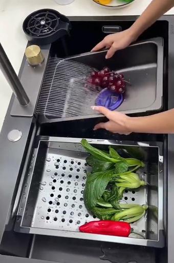 Imported   Waterfall   Kitchen   Sink ***