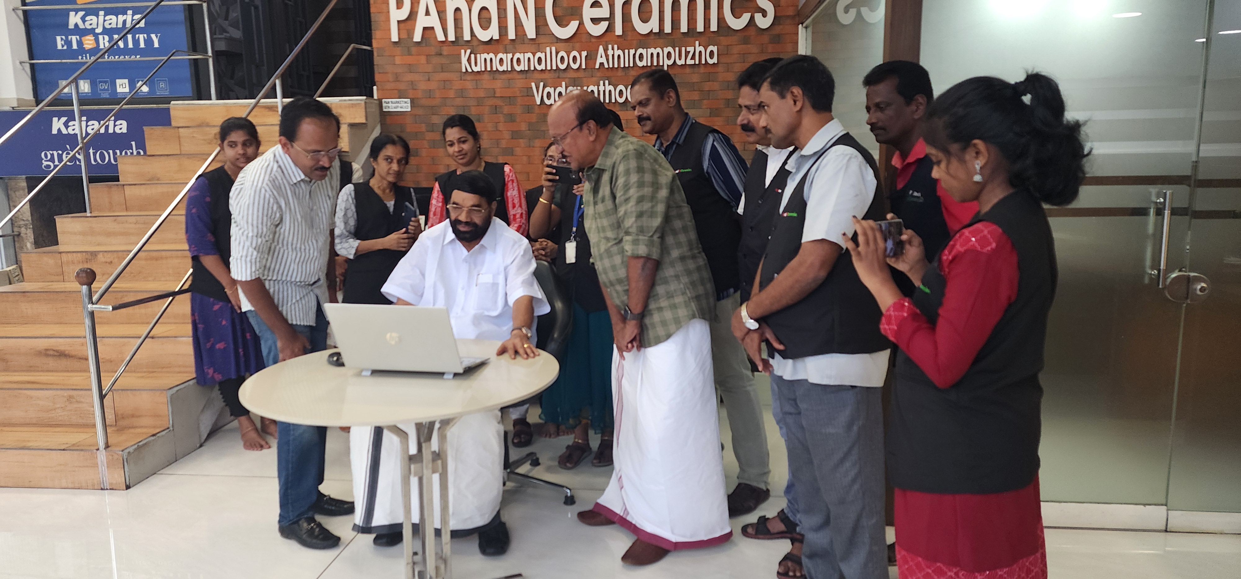 -Launch Day! Our new 360° website is now live.   Website launch by Hon Minister V N Vasavan