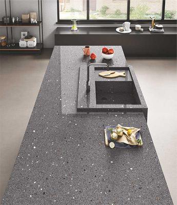 Kajaria Full Body Terrazo Dark Grey 2400x800mm